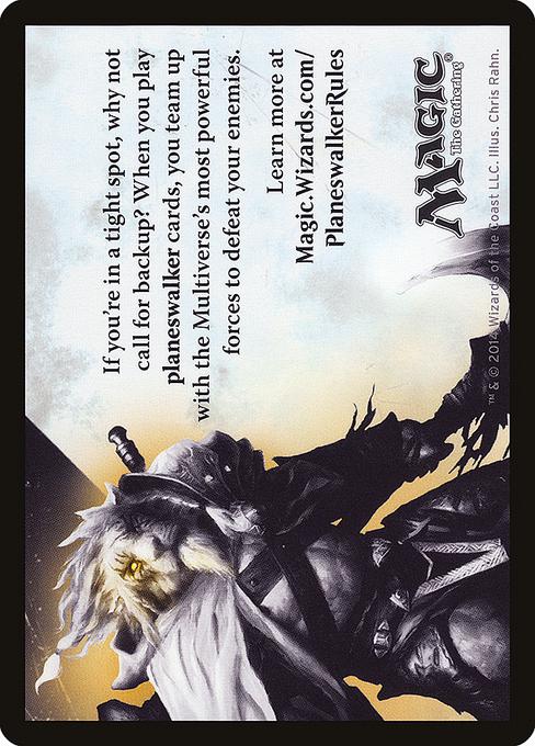 Using Planeswalkers Tip Card